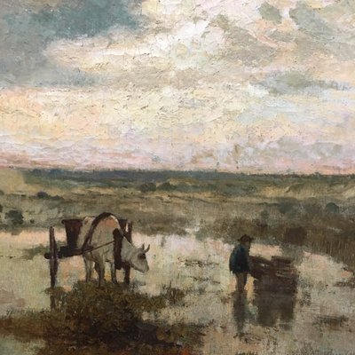 Sunset on the Heath by Adriaan Josef Heymans